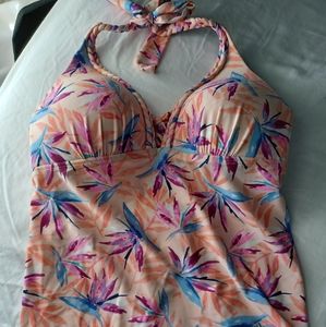 3/4 swim top